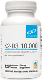 K2-D3 10,000 120 Capsules Bioavailable Vitamins K2 (as MK-7) and D3 (Xymogen)