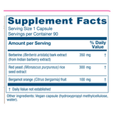 CHOLESTBLEND (with Bergamot & Berberine) - 90 Vegan Capsules (Vitanica)