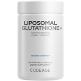 Liposomal Glutathione 1000 mg Veggie Caps with Co!10 & Vitamin C (CODEAGE)