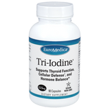 Tri-Iodine 12.5 mg  90 capsules - Molecular, Potassium & Sodium Iodide (EuroMedica)