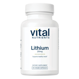 Lithium Orotate 20 mg - 90 Vegan Capsules - Healthy Mood Support (Vital Nutrients)