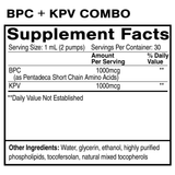 BPC + KPV Combo - 30 ml / 1 fl oz - Soft-tissue Repair & Anti-microbial (Quicksilver Scientific)