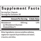 Molybdenum Glycinate 500 mcg 90 Capsules    (Seeking Health)