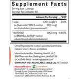 Methyl B12 With L-Methylfolate - 60 Lozenges (Seeking Health)