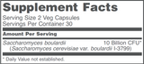 Saccharomyces Boulardii 10 Billion CFU - 60 Veg Caps - Colon Flora Support (PROTOCOL