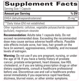 DHEA 25 mg 60 count - Adrenal & Brain Boost (Integrative Therapeutics)