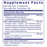 Testosterone Premium 90 Plant Source Caps - Healthy Testosterone & Sexual Desire Support (Premier Research Labs)