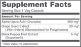 Alpha Lipoic Acid 600mg - 60 caps