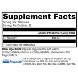 L-Theanine 60 Capsules of 400 mg/capsule- Supports Calm and Relaxation (Xymogen)