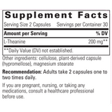 L-Theanine - 60 Capsules - Relax with an Amino Acid (Integrative Therapeutics)