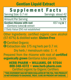 Gentian 1 oz herbpharm-1 oz.