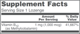 Methyl B12 1,000 - 100 Lozenges - MTHFR & Fibromyalgia Care (PROTOCOL)