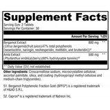 BergaCor® Plus 60 Tablets Cardiovascular and Blood Sugar Support from Bergamot and Amla (Xymogen)