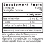 Iodorol 12.5 mg  - Iodine & Potassium Iodide - 90 Tabs