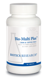 Bio-Multi Plus™ Fe & Cu Free - 90 Tabs - Multi-Vitamins & Minerals (Biotics Research)