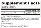 Saccharomycin® 10B 60 Capsules - Colon Probiotic & C.Diff Counter (Xymogen)