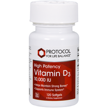 Vitamin D3 10,000 Protocol-120 Caps