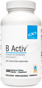 B Activ® 180 Capsules B Complex with Benfotiamine and Quatrefolic®