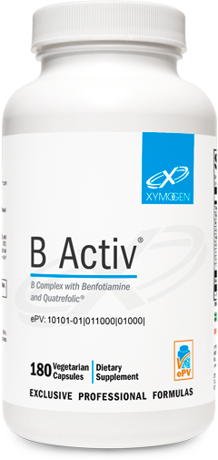 B Activ® 180 Capsules B Complex with Benfotiamine and Quatrefolic®