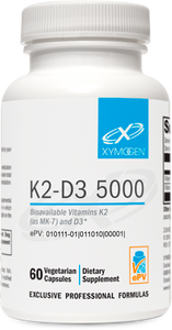 K2-D3 5000 60 Capsules Bioavailable Vitamins K2 (as MK-7) and D3*