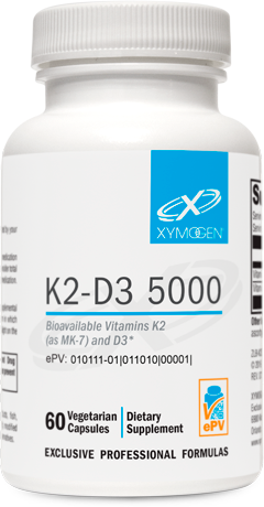 K2-D3 5000 60 Capsules Bioavailable Vitamins K2 (as MK-7) and D3*