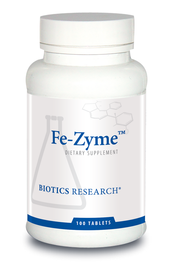 Fe-Zyme--  Highly BioAvailable IRON - 100 Tabs