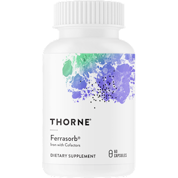 Ferrosorb - Highly Absorbable Iron with Heme Production Cofactors - 60 Caps