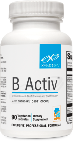 B Activ® 90 Capsules B Complex with Benfotiamine and Quatrefolic®