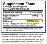 CoreBiotic" --- 11 Billion CFU Spore Based Prebiotic & Probiotic Support- 60 Veggie Caps