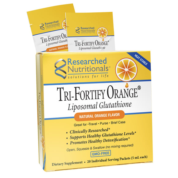 Tri-Fortify ORANGE - Liposomal Glutathione - 20 Pack Box
