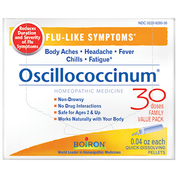 Oscillococcinum --- Homeopathy for Treatment of Flu-Like Symptoms - 30 Doses (Family Pack)