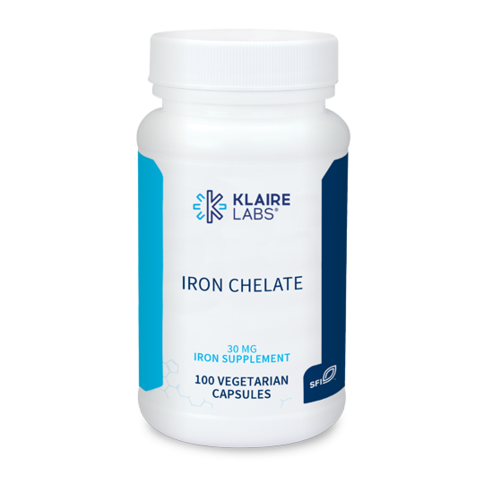 Iron chelate- Highly Absorbed Form of Iron - 100 Caps