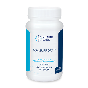 ABX SUPPORT™- Small & Large Bowel Pre & Probiotic Support During & After Antibiotics - 60 Veggie Caps