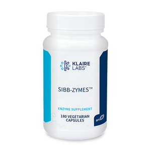 SIBB-Zyme- Carbohydrate & Protein Digestive Enzyme Support- 180 Caps