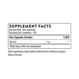 Glycine  - Neurotransmitter & Brain Support - 250 Caps