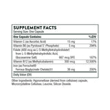 Ferrosorb - Highly Absorbable Iron with Heme Production Cofactors - 60 Caps